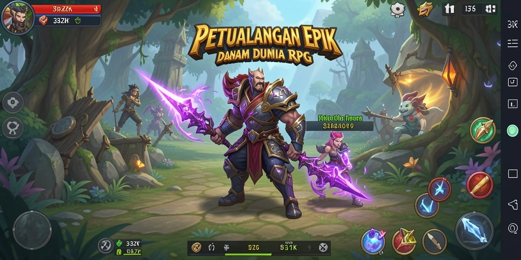 Tampilan gameplay 33ZK dengan aksi pertarungan yang mendebarkan