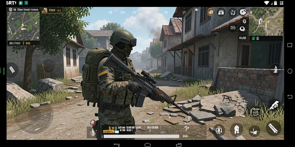 Tampilan gameplay <strong>5RT</strong> yang penuh warna dan detail menarik.
