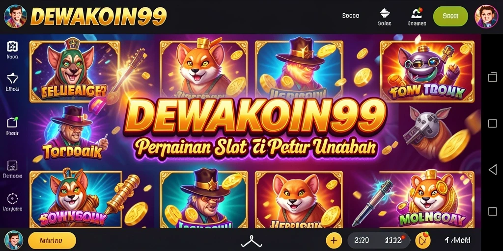 Tampilan gameplay <strong>DEWAKOIN99</strong> yang menarik dan penuh warna.