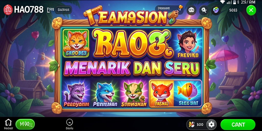 Tampilan menarik dari gameplay HAO788 yang menyenangkan.