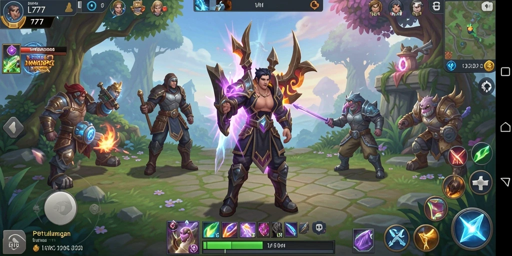 Tampilan gameplay L777 yang menarik dan dinamis di dunia MMORPG.