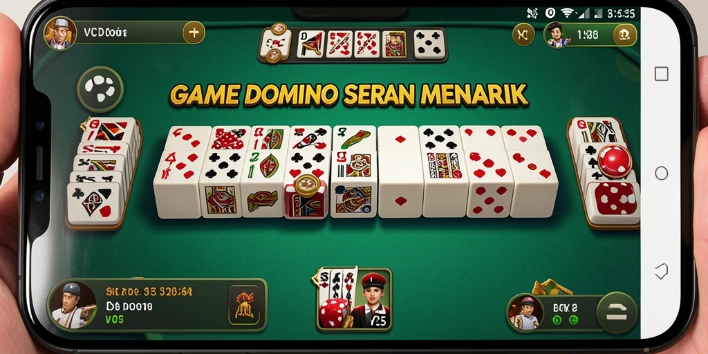 Screenshot memperlihatkan gameplay seru VC5 dalam permainan Domino.
